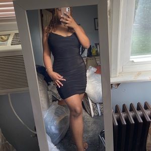 SZ SMALL COWL NECK GATHERED LBD